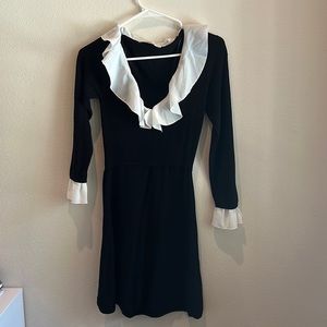 Black long sleeve Zara dress